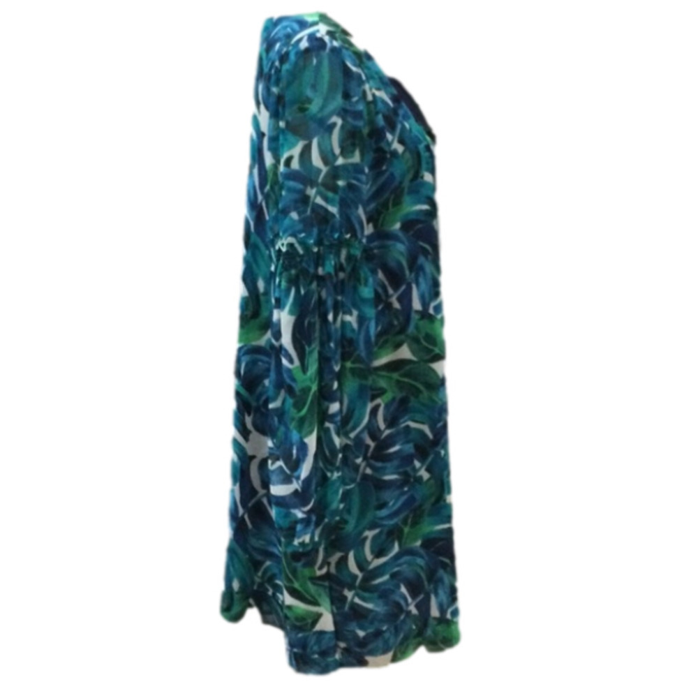 Anthropologie x Chloe Oliver Parterre Palms Swing Dress, Size Medium - Picture 5 of 13